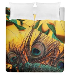 Art Paint Landscape Mountain Duvet Cover Double Side (queen Size) by Cemarart