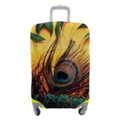 City Light Sky Landmark Painting Luggage Cover (small) by Cemarart