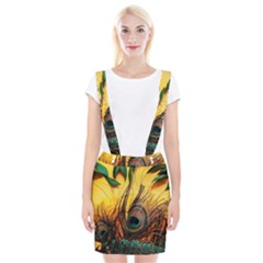 Art Paint Landscape Mountain Braces Suspender Skirt by Cemarart