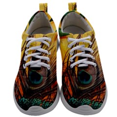 City Light Sky Landmark Painting Mens Athletic Shoes by Cemarart