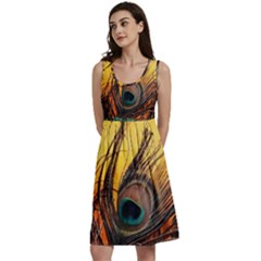 Art Paint Landscape Mountain Classic Skater Dress by Cemarart