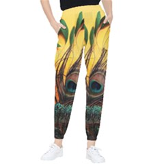 City Light Sky Landmark Painting Women s Tapered Pants by Cemarart