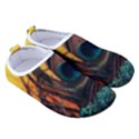 City Light Sky Landmark Painting Men s Sock-Style Water Shoes View3