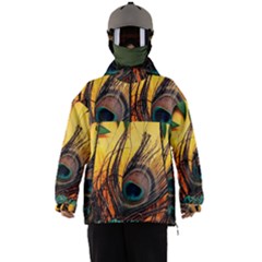 City Light Sky Landmark Painting Men s Ski And Snowboard Waterproof Breathable Jacket by Cemarart