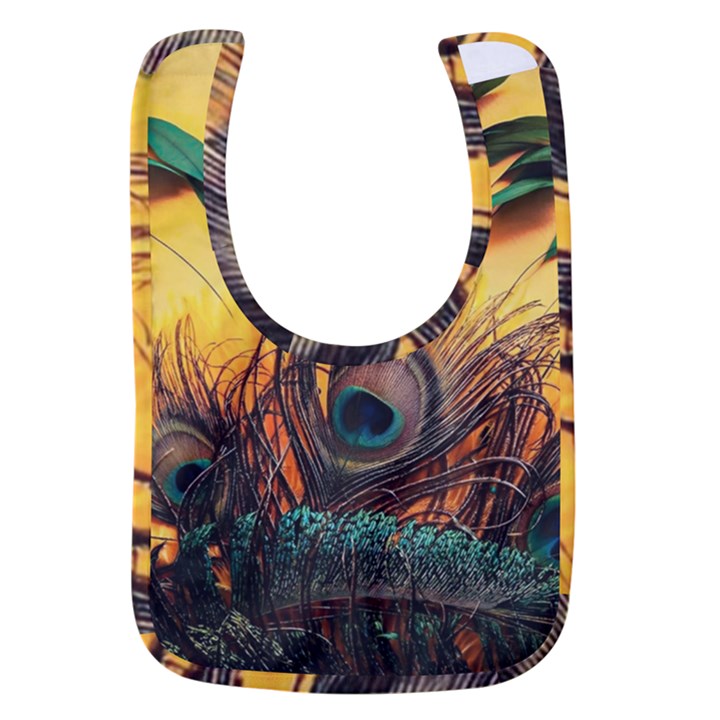 Art Paint Landscape Mountain Baby Bib