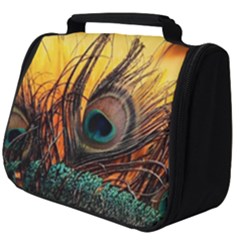 Oceans Stunning Painting Sunset Scenery Wave Paradise Beache Mountains Full Print Travel Pouch (big)