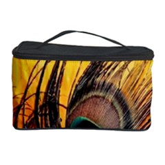 Sunset Illustration Water Night Sun Landscape Grass Clouds Painting Digital Art Drawing Cosmetic Storage Case by Cemarart