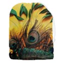 Sunset Illustration Water Night Sun Landscape Grass Clouds Painting Digital Art Drawing Drawstring Pouch (3XL) View1