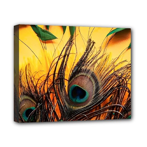 City Lights Sky Landmark Painting Canvas 10  X 8  (stretched) by Cemarart