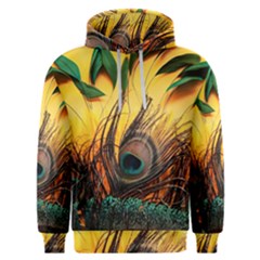 City Lights Sky Landmark Painting Men s Overhead Hoodie by Cemarart