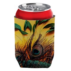 Landscape Bright Scenery Drawing Rivers Blue Lovely Can Holder by Cemarart