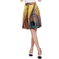 Asian Retro Vintage Art Korea China Japan A-line Skirt by Cemarart