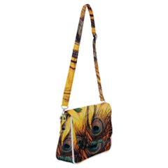 Asian Retro Vintage Art Korea China Japan Shoulder Bag With Back Zipper by Cemarart