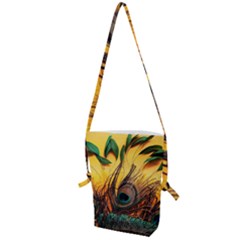 Asian Retro Vintage Art Korea China Japan Folding Shoulder Bag by Cemarart