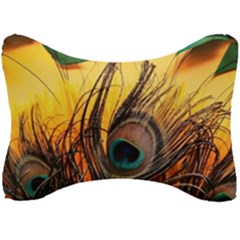 Forest Trees Snow Landscape Art Seat Head Rest Cushion by Cemarart