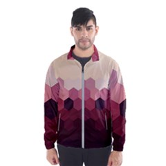 Hexagon Valentine Valentines Men s Windbreaker