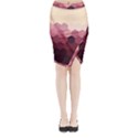 Hexagon Valentine Valentines Midi Wrap Pencil Skirt View1