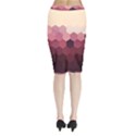 Hexagon Valentine Valentines Midi Wrap Pencil Skirt View2