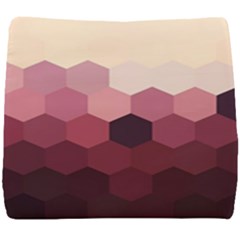 Hexagon Valentine Valentines Seat Cushion by Grandong