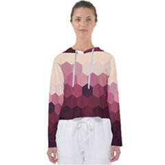 Hexagon Valentine Valentines Women s Slouchy Sweat