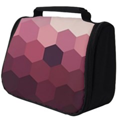 Hexagon Valentine Valentines Full Print Travel Pouch (big) by Grandong