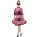 Hexagon Valentine Valentines Kids  All Frills Chiffon Dress View2