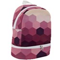 Hexagon Valentine Valentines Zip Bottom Backpack View2