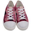 Love Amour Butterfly Colors Flowers Text Women s Low Top Canvas Sneakers View1