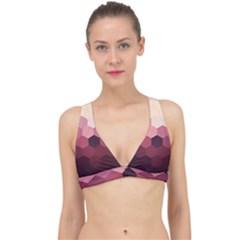 Love Amour Butterfly Colors Flowers Text Classic Banded Bikini Top by Grandong