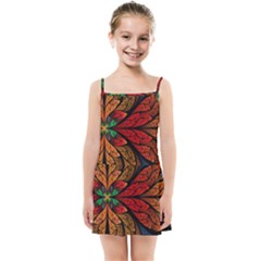 Fractals, Floral Ornaments, Rings Kids  Summer Sun Dress by nateshop