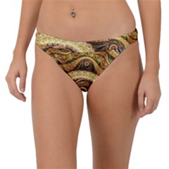 Fractals, Floral Ornaments, Waves Band Bikini Bottoms by nateshop