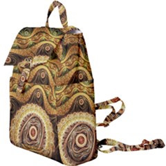 Fractals, Floral Ornaments, Waves Buckle Everyday Backpack by nateshop