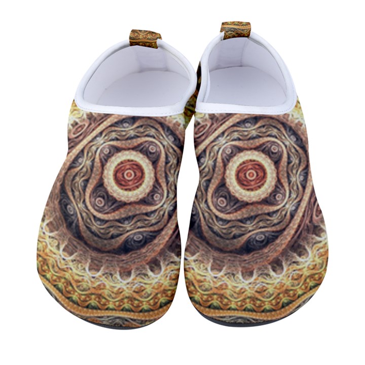 Fractals, Floral Ornaments, Waves Kids  Sock-Style Water Shoes