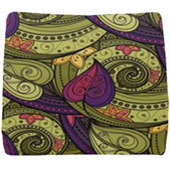 Green Paisley Background, Artwork, Paisley Patterns Seat Cushion by nateshop