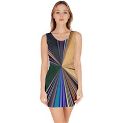 Zig Zag Pattern Geometric Design Bodycon Dress by Cemarart