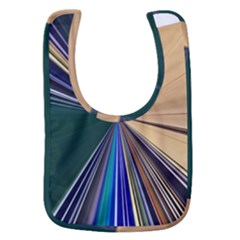 Zig Zag Pattern Geometric Design Baby Bib by Cemarart