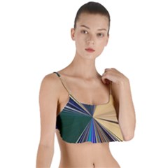 Flower Seamless Pattern Design Layered Top Bikini Top  by Cemarart