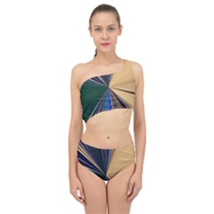 Flower Petal Bud Spliced Up Two Piece Swimsuit by Cemarart