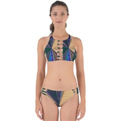 Eyes Pattern Woman Cartoon Perfectly Cut Out Bikini Set by Cemarart