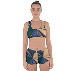 Eyes Pattern Woman Cartoon Racerback Boyleg Bikini Set by Cemarart