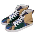 Eyes Pattern Woman Cartoon Men s Hi-Top Skate Sneakers View2