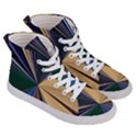 Eyes Pattern Woman Cartoon Men s Hi-Top Skate Sneakers View3