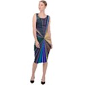 Colorful Centroid Line Stroke Sleeveless Pencil Dress View3