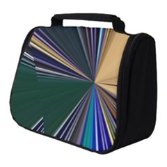 Colorful Centroid Line Stroke Full Print Travel Pouch (small) by Cemarart