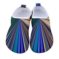 Colorful Centroid Line Stroke Women s Sock-style Water Shoes by Cemarart