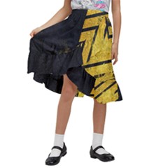  Kids  Ruffle Flared Wrap Midi Skirt by nateshop