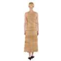 Light Wooden Texture, Wooden Light Brown Background Sleeveless Maxi Dress View2