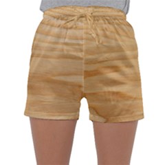 Light Wooden Texture, Wooden Light Brown Background Sleepwear Shorts by nateshop