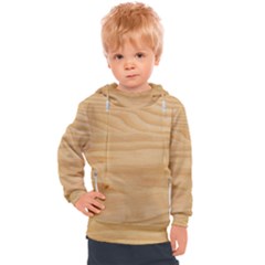 Light Wooden Texture, Wooden Light Brown Background Kids  Hooded Pullover by nateshop