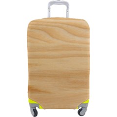 Light Wooden Texture, Wooden Light Brown Background Luggage Cover (large) by nateshop